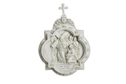 Chapel Wall Plaque Stations of the Cross Number 8 (13.5 - Inch) Side View
