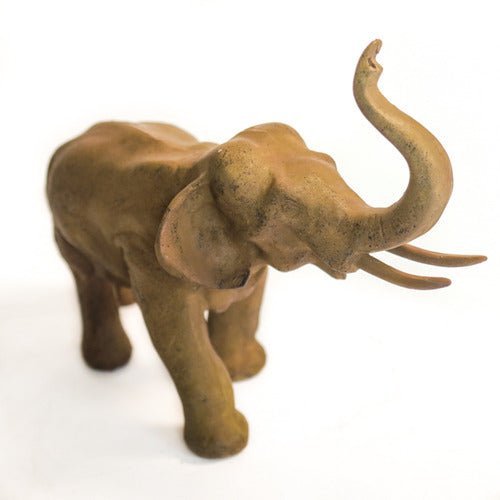 Charging Elephant Garden Statue (12 - Inch)