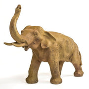 Charging Elephant Garden Statue (12 - Inch) Side View