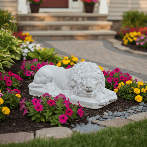 Chatsworth Lion Garden Statue (31-Inch)