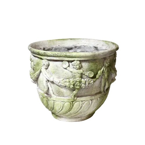 Cherub & Garland urn (21 - Inch)