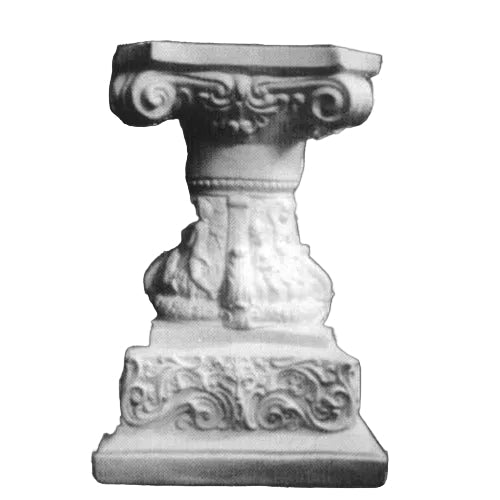 Cherub Outdoor Statue (14 - Inch) Side View