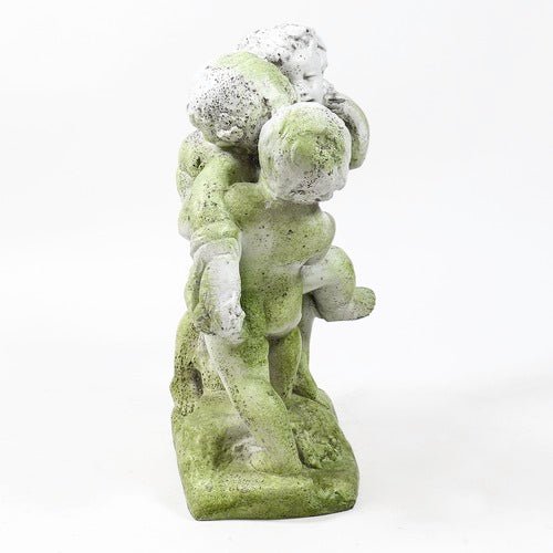 Cherub statue with children Outdoor Statue (23 - Inch) Other Angle