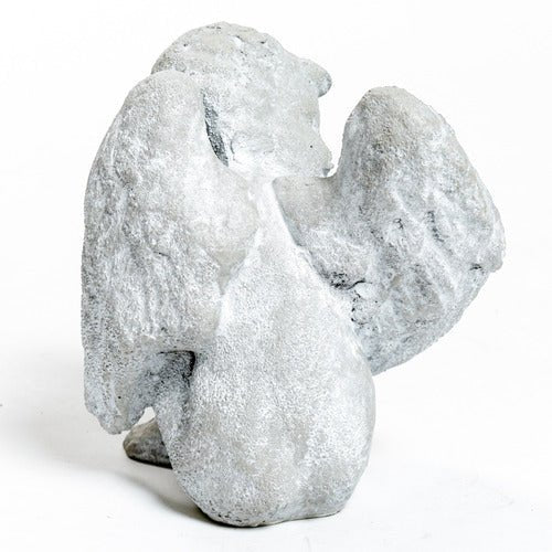 Cherub with Large Wings Outdoor Statue (10 - Inch)