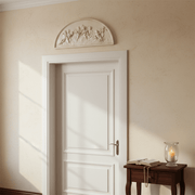 Cherubs Lunette Outdoor Plaque (46.0 - Inch)