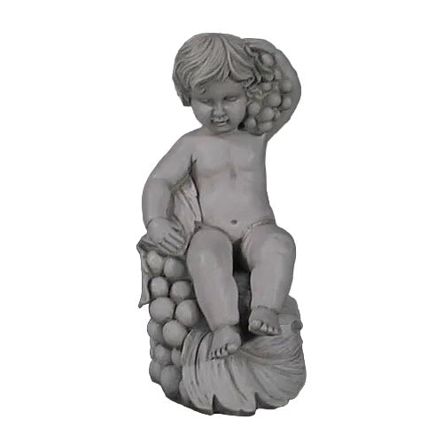 Child With Grapes Onel Statue (13 - Inch)