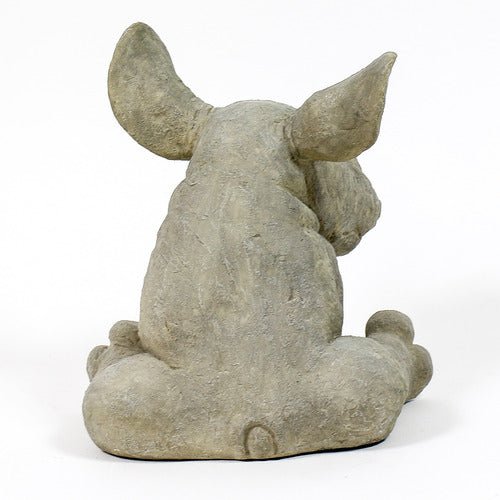 Chloe Rhino Garden Statue (12 - Inch) Different Angle