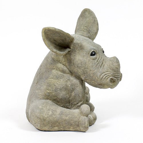 Chloe Rhino Garden Statue (12 - Inch)