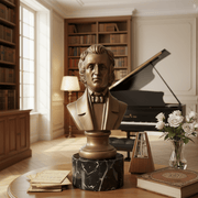 Chopin Bust Display Decor (11-Inch)