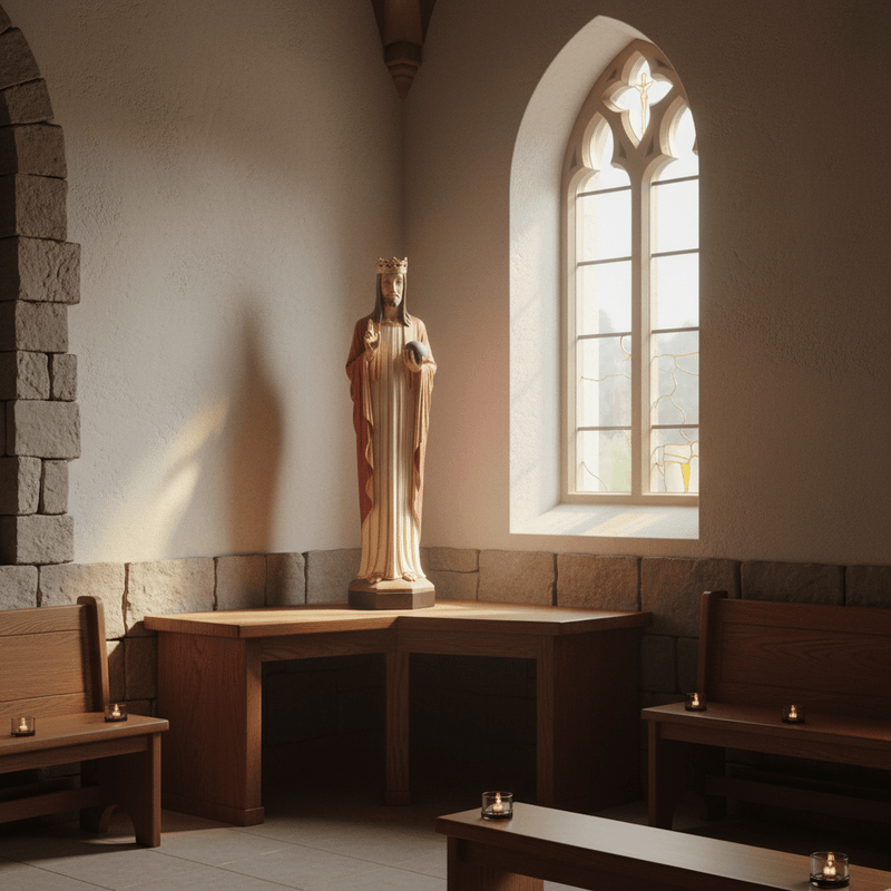 Christ the King Jesus Statue (47 - Inch) Side Angle