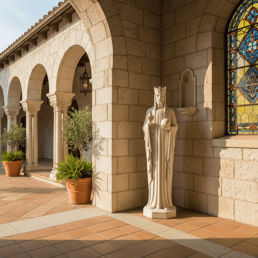 Christ the King Jesus Statue (47 - Inch) Side Angle