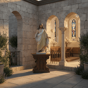 Christ the Redeemer Religious Statue (36 - Inch) Side Angle