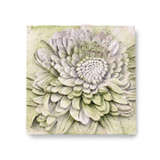 Chrysanthemum Garden Plaque (14.0 - Inch) Side View