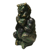 Chubby Greek Pan Statue (14-Inch)