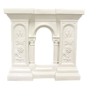 Church Railing Ending Religious Statue (29-Inch)