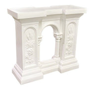 Church Railing Ending Religious Statue (29-Inch)