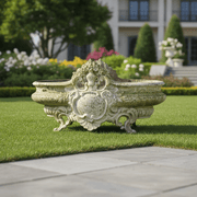 Claiborne Pot Outdoor Statue (16 - Inch) Side Angle