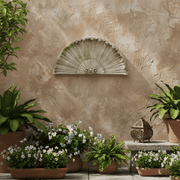 Classic Scallop Overdoor Outdoor Statue (19 - Inch)