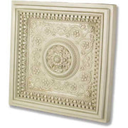 Coffered Ceiling Tile Outdoor Plaque (24.0 - Inch) Side View