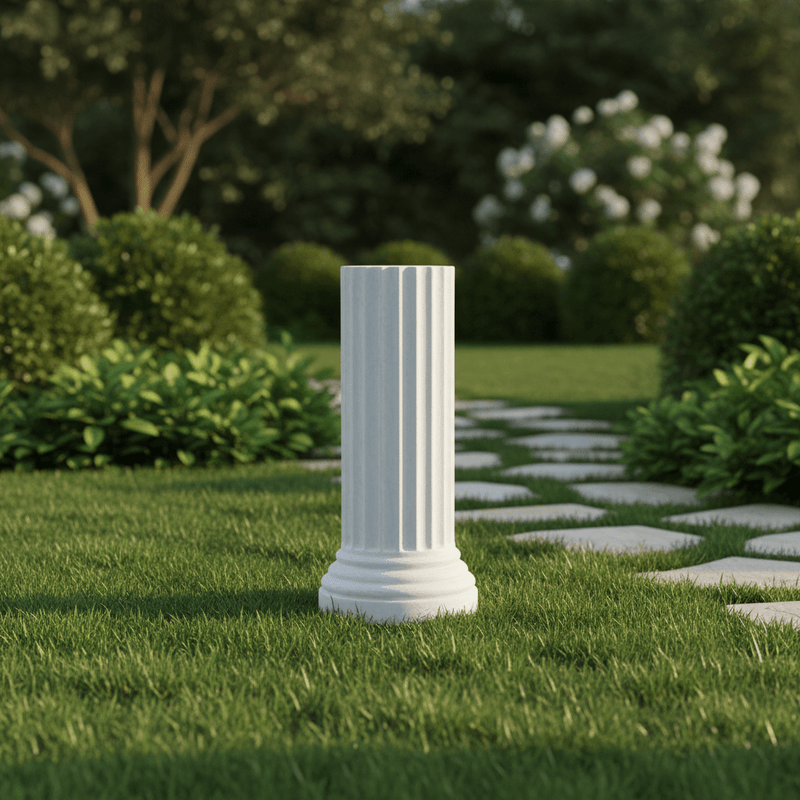 Col Ruin Outdoor Statue (29 - Inch) Side Angle