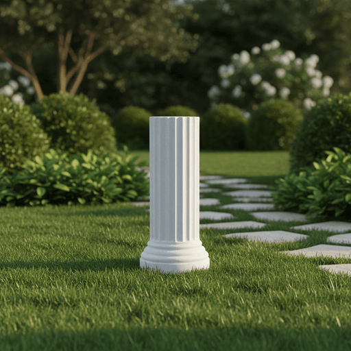 Col Ruin Outdoor Statue (29 - Inch) Side Angle