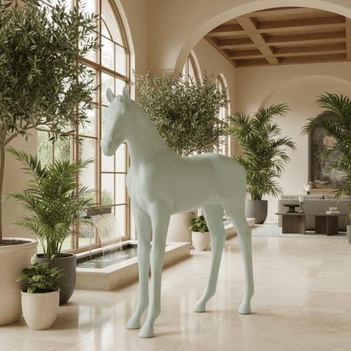 Colt Horse Garden Statue (48-Inch)