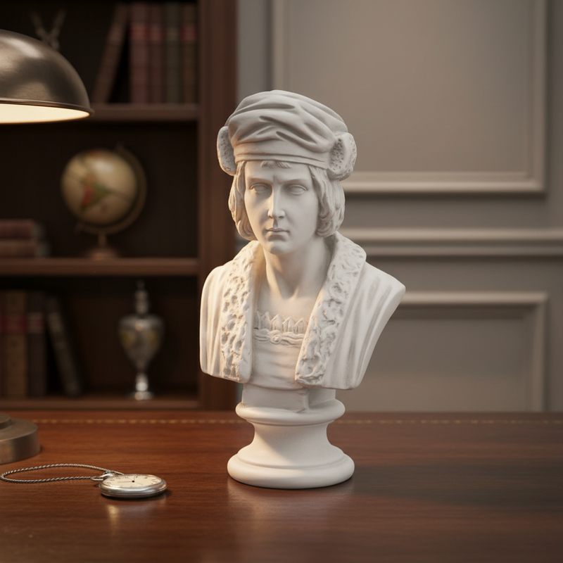 Columbus Bust Display Decor (10-Inch)