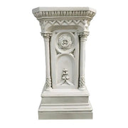 Columned Church Pedestal Statue Bf (47 - Inch) Side View