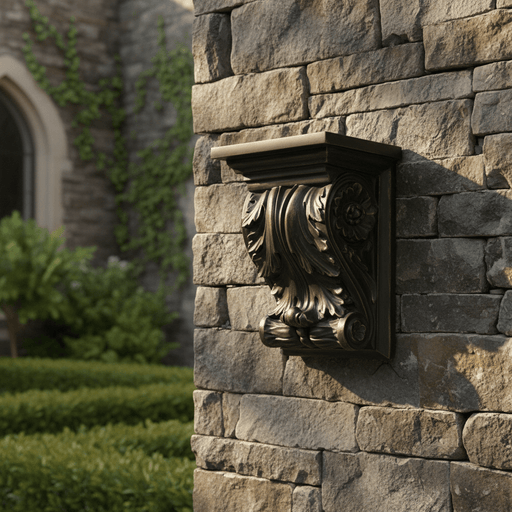 Corbel Outdoor Bracket (14 - Inch) Side Angle