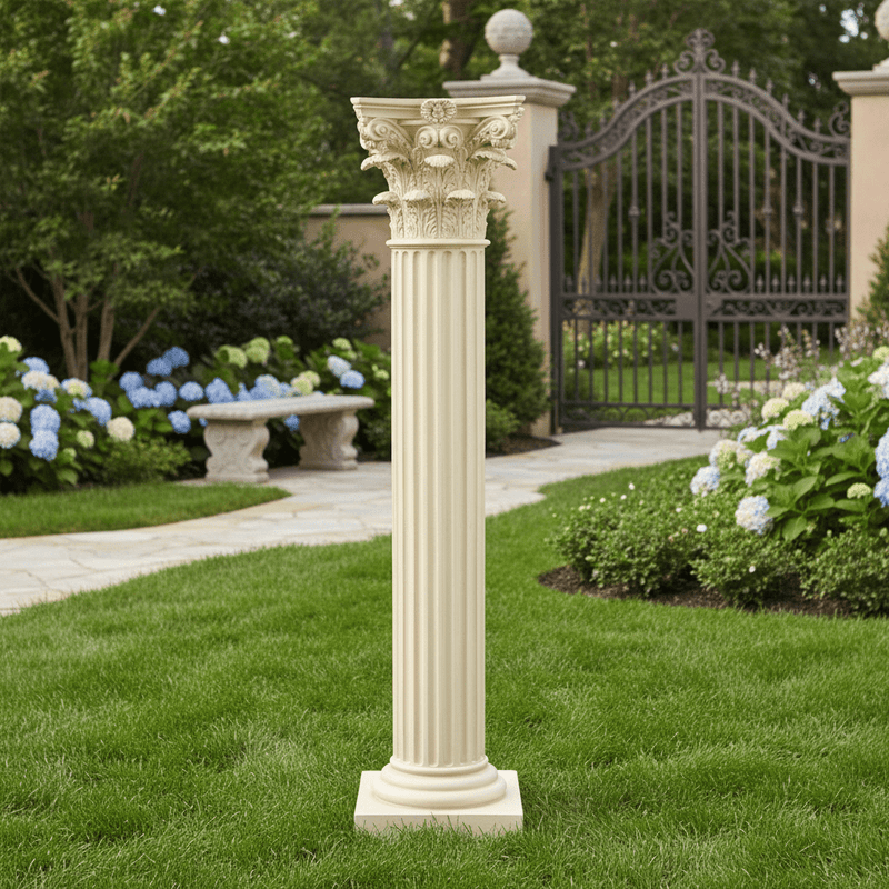 Corinth Outdoor Statue (29 - Inch) Side Angle