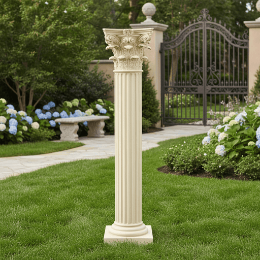 Corinth Outdoor Statue (29 - Inch) Side Angle