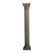 Corinthian 1/2 Column Outdoor Statue (117 - Inch) Side View