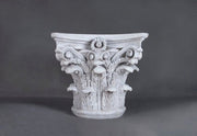 Corinthian Capital Outdoor Statue (14 - Inch) Side Angle