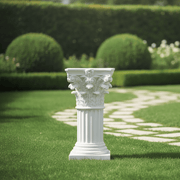 Corinthian Column Garden Statue (25 - Inch) Side Angle