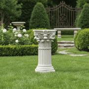 Corinthian Column Garden Statue (29 - Inch) Side Angle