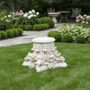 Corinthian Riser Outdoor Statue (5 - Inch) Side Angle