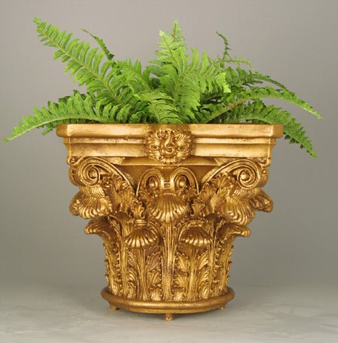 Corinthian Round Planter Additional Angle