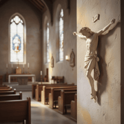 Corpus for Station H Religious Statue (24 - Inch) Side Angle