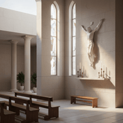 Corpus of Christ Religious Statue (27 - Inch) Side Angle