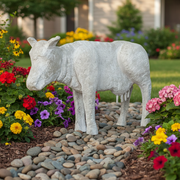 Cow Garden Statue (16-Inch)