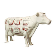 Cow Garden Statue (24.5 - Inch) Side View