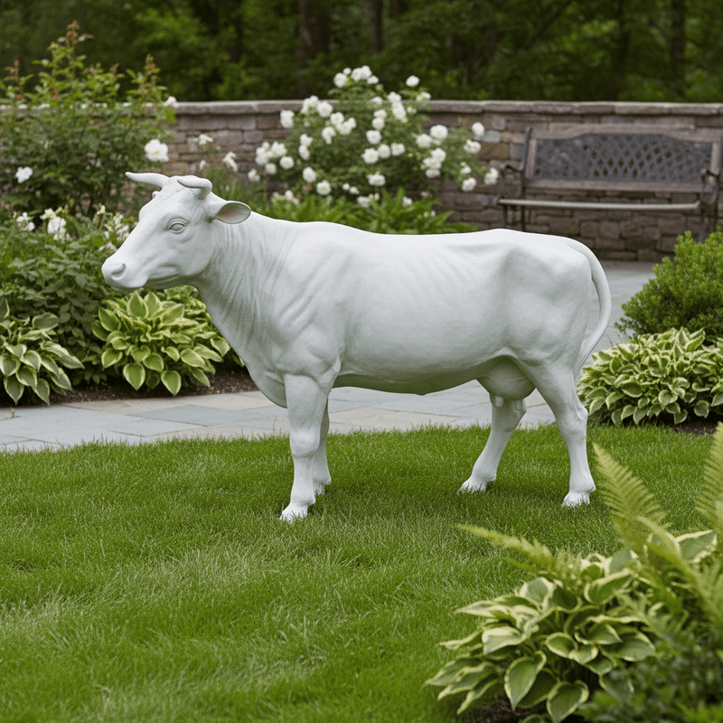 Cow Garden Statue (56-Inch)