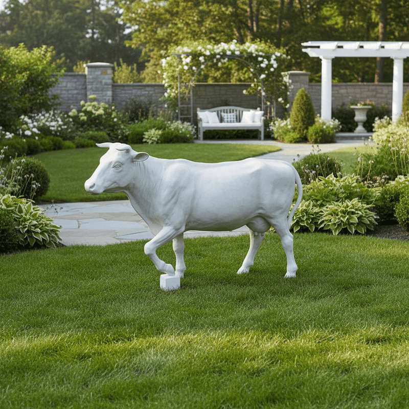 Cow Garden Statue (58-Inch)