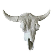 Cow Skull Garden Statue (21 - Inch) Side View