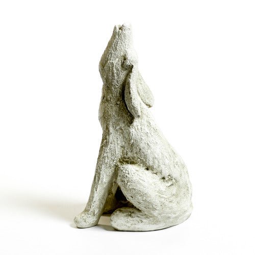 Coyote Garden Statue (20 - Inch) Side View