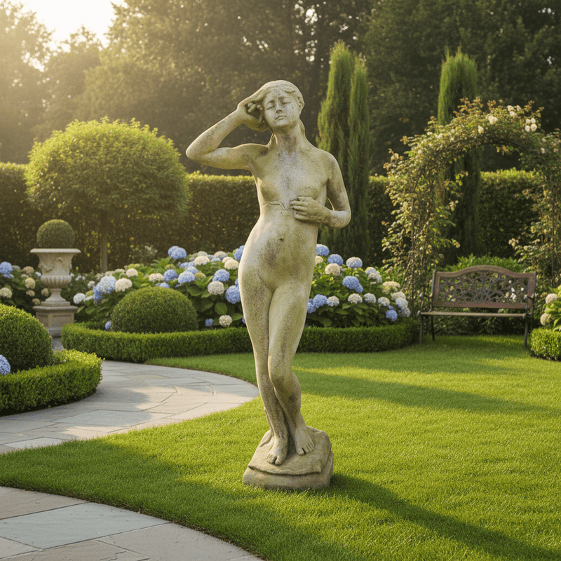 Crocus By Borgeson Statue (64 - Inch) Side Angle