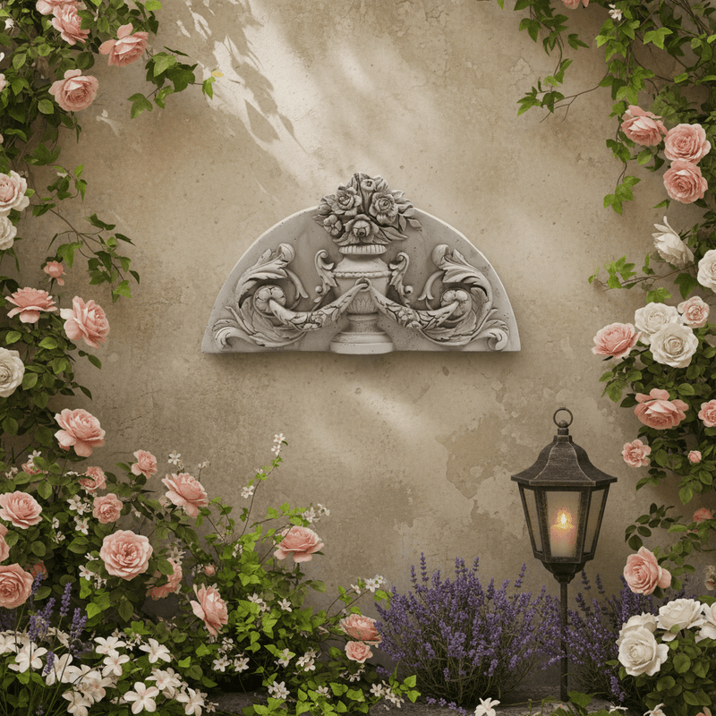 Cromel Overdoor Outdoor Statue (32 - Inch) Side Angle
