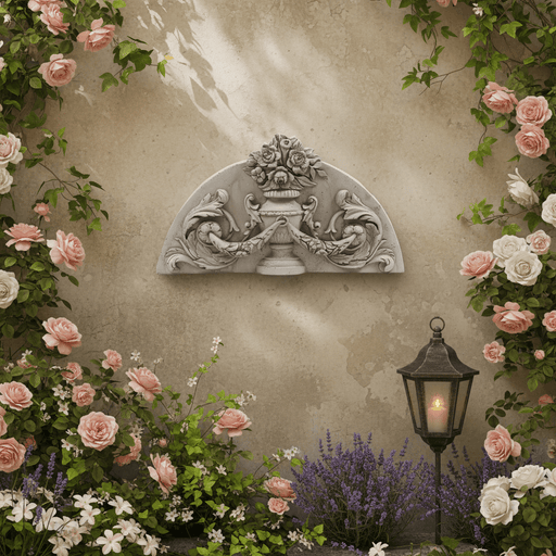Cromel Overdoor Outdoor Statue (32 - Inch) Side Angle