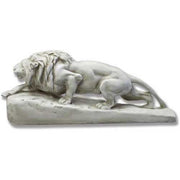 Crouching Lion Garden Statue (9 - Inch)