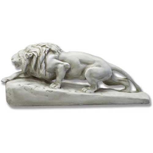 Crouching Lion Garden Statue (9 - Inch)